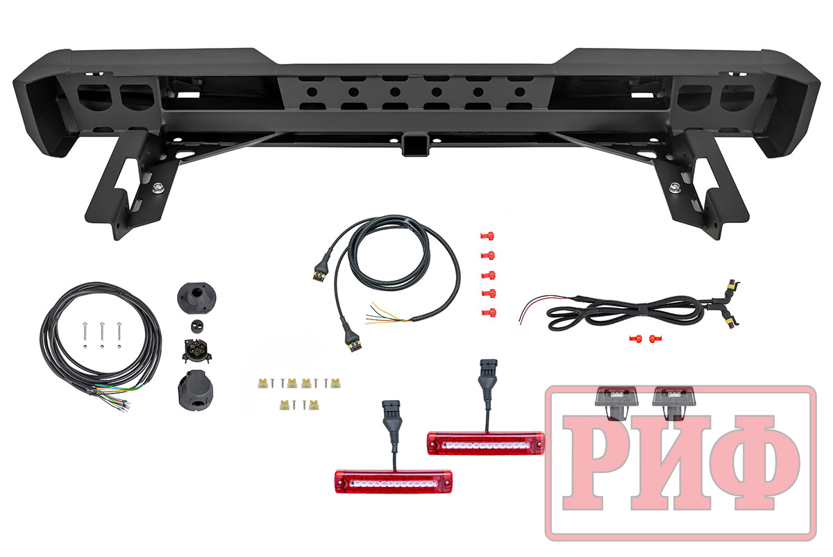картинка Бампер задний JAC T6, SOLLERS ST6 РИФ силовой