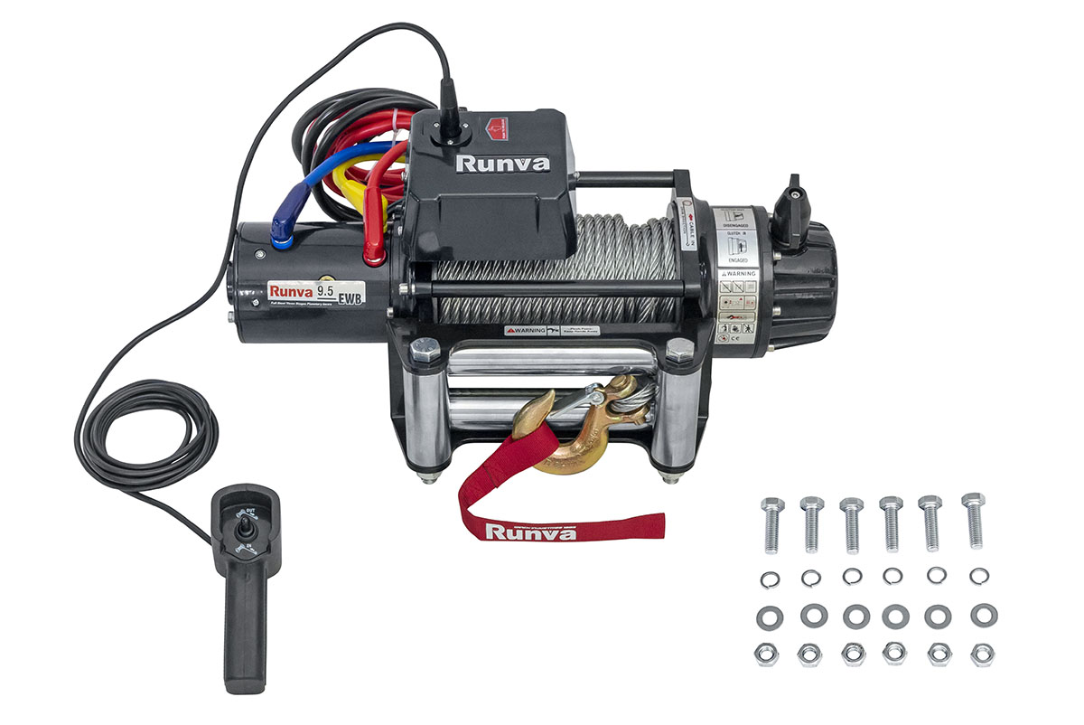картинка Лебедка Runva 9500 lbs 4350 кг влагозащищенная
