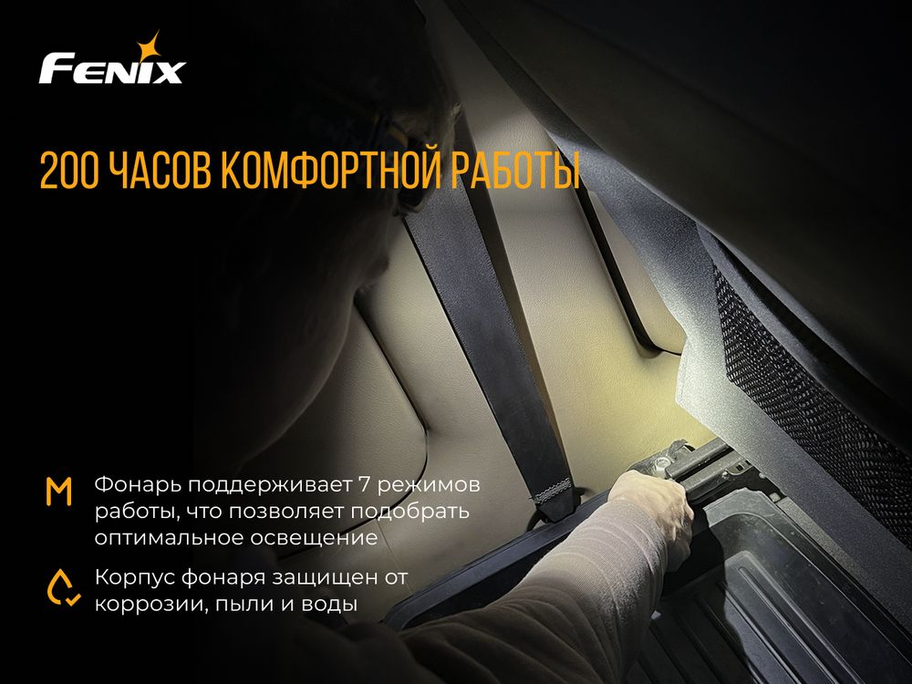 картинка Налобный фонарь Fenix HL40R Cree XP-LHIV2 LED серый