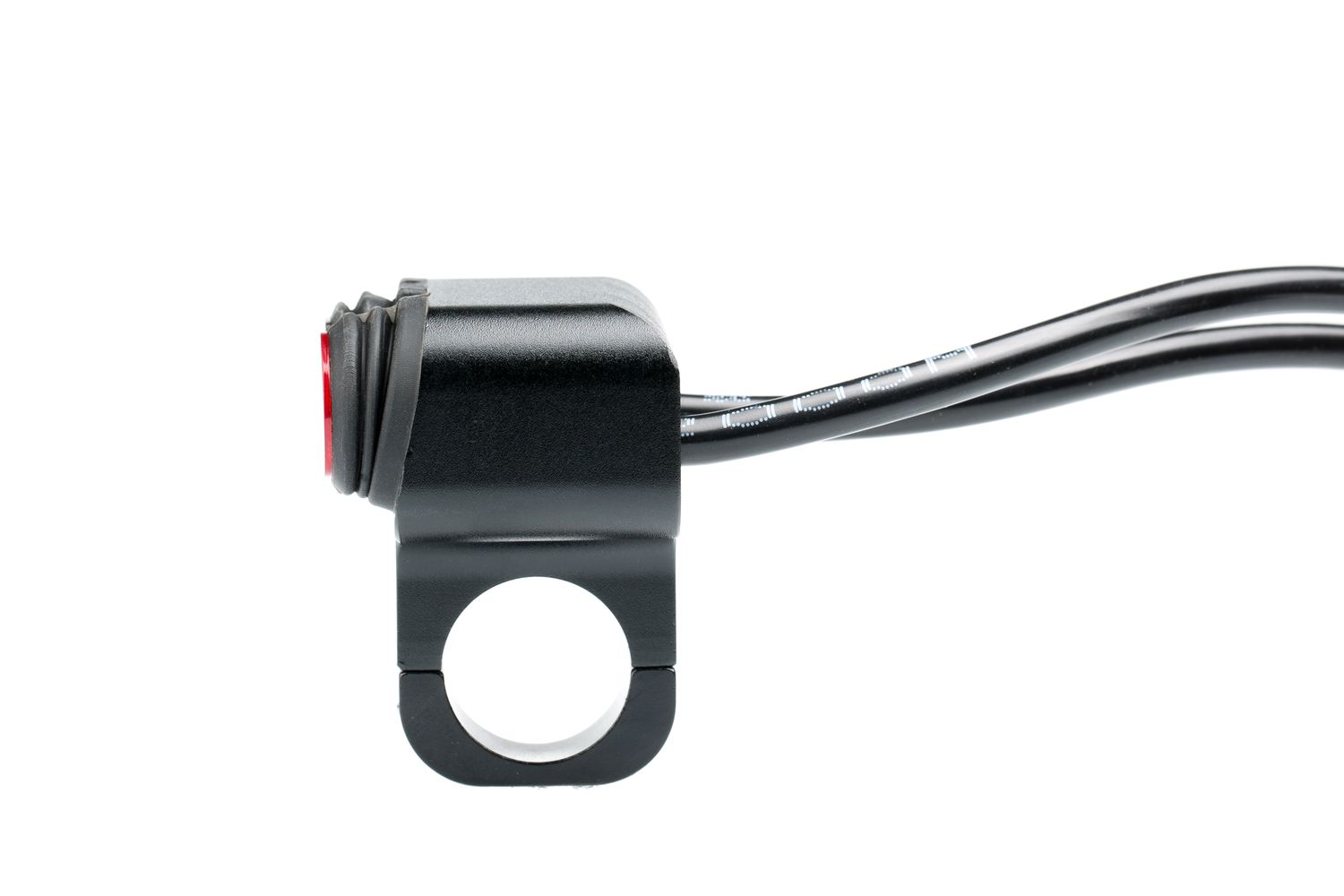 картинка Выключатель влагозащищенный 2228, двухкнопочный, цвет корпуса черный, под трубу D22мм