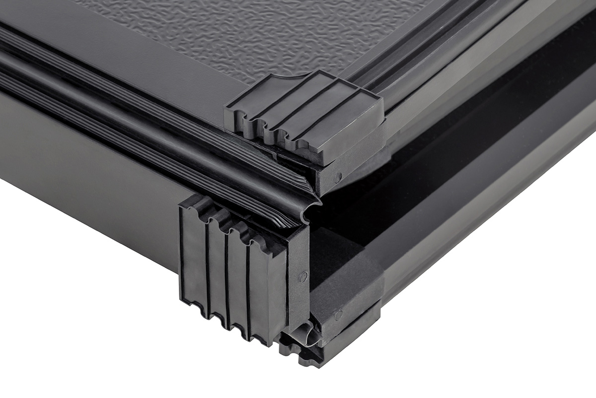 картинка Крышка кузова Great Wall Poer KingKong, трёхсекционная, алюминиевая, черная