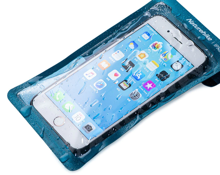картинка Гермочехол Naturehike плоский для телефона 11х20 см. (синий)