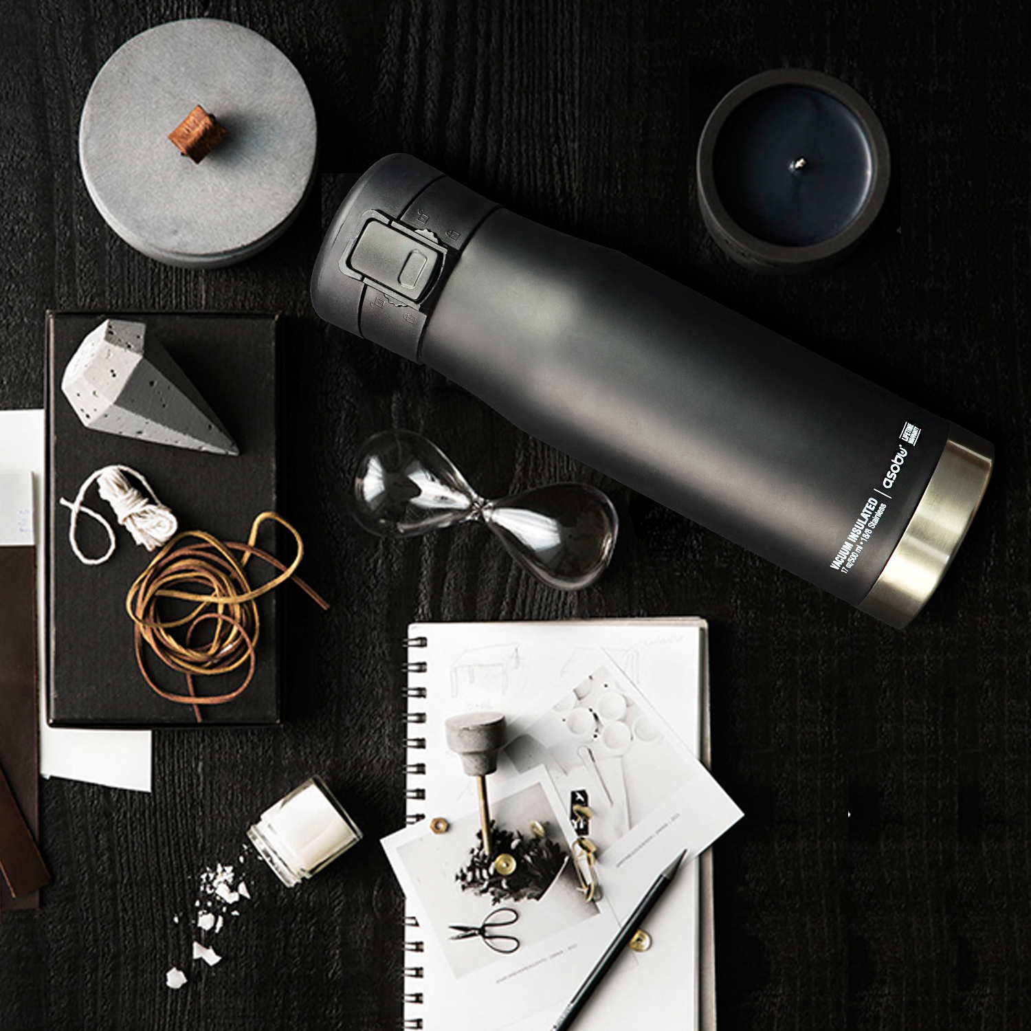 картинка Термос LIBERTY CANTEEN, 500 мл, черный/серебро