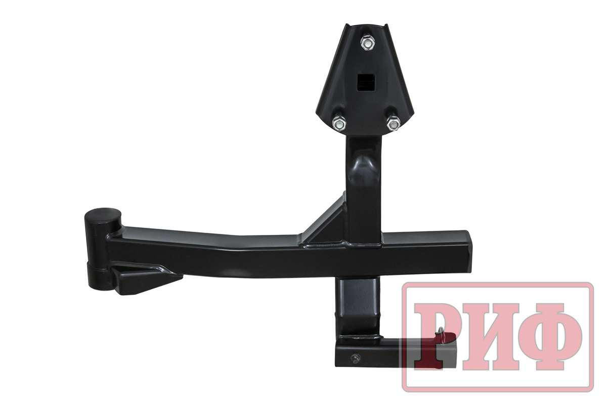 картинка Бампер задний РИФ УАЗ Хантер с квадратом под фаркоп, фонарями и калиткой лифт