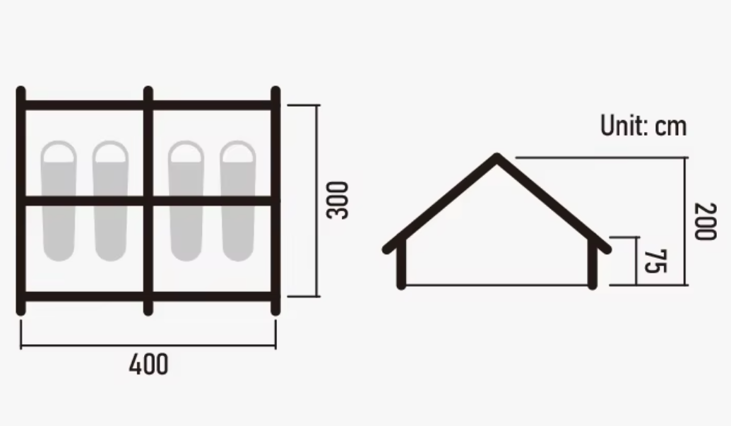 картинка Палатка Naturehike надувная Extend Air 12.0 Cotton , песочная