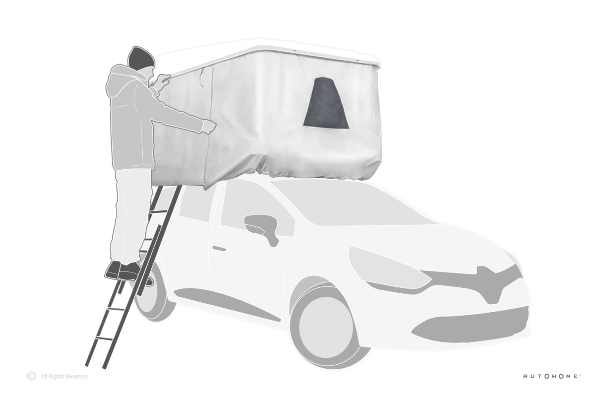 картинка Тент внешний для автопалатки AUTOHOME MAGGIOLINA AIRLANDER PLUS SMALL