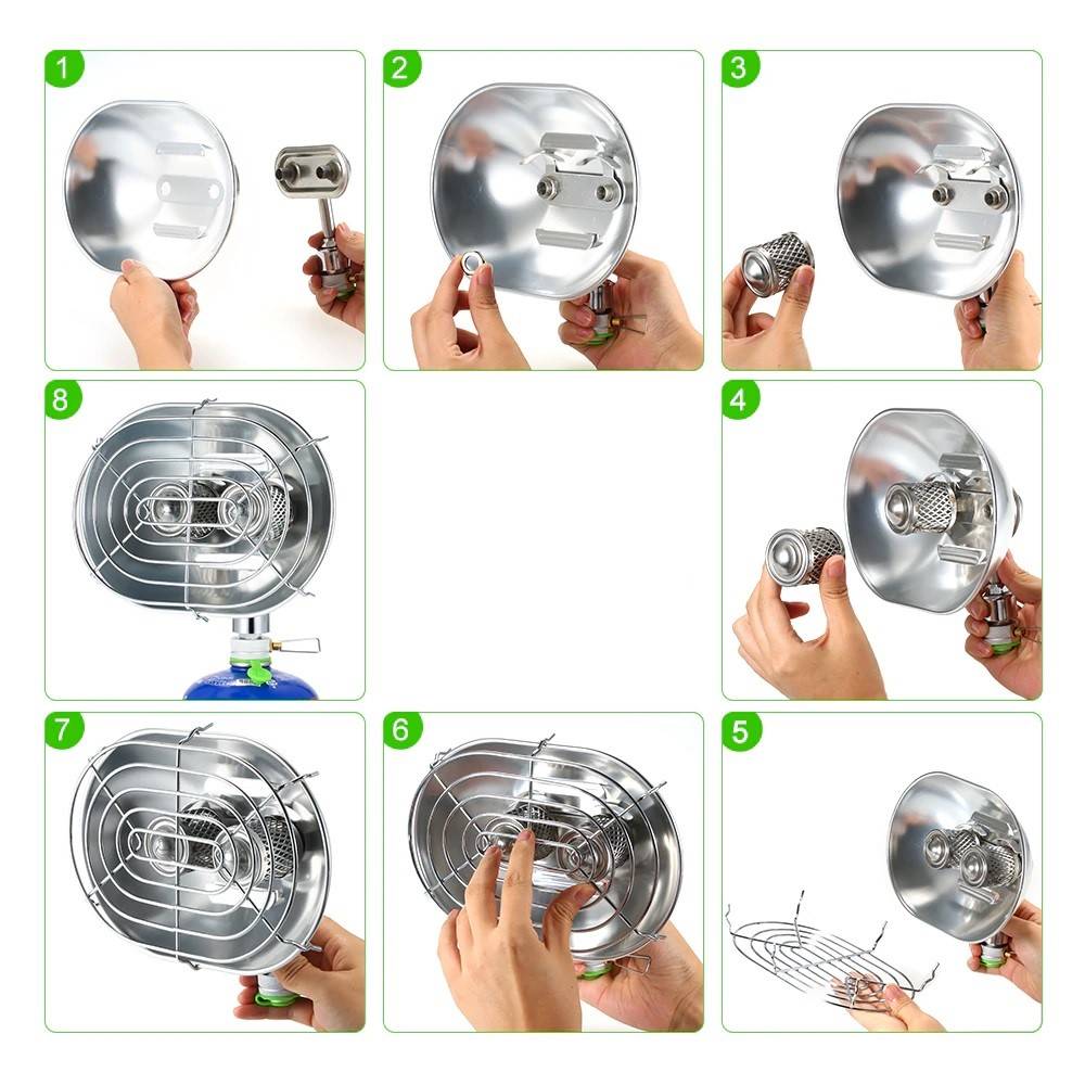 картинка Портативный газовый обогреватель BRS-H22