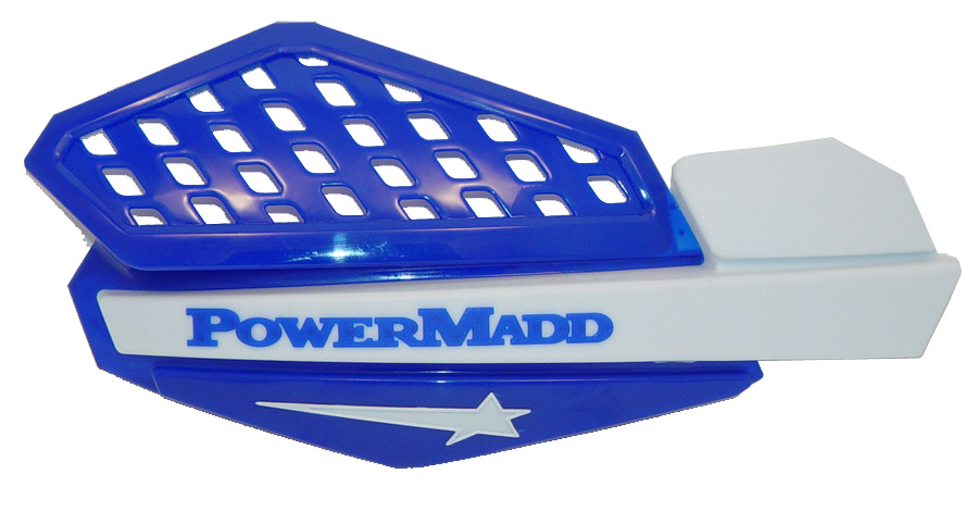 Ветровые щитки для квадроцикла "PowerMadd" Серия Star, синий/белый