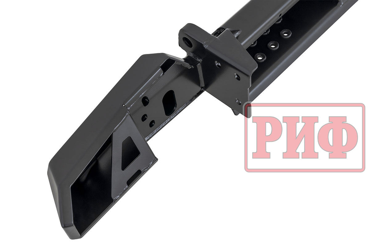 картинка Бампер задний УАЗ Хантер с фонарями, калиткой, возможностью установки фаркопа, стандарт RIF469-21225 "РИФ"