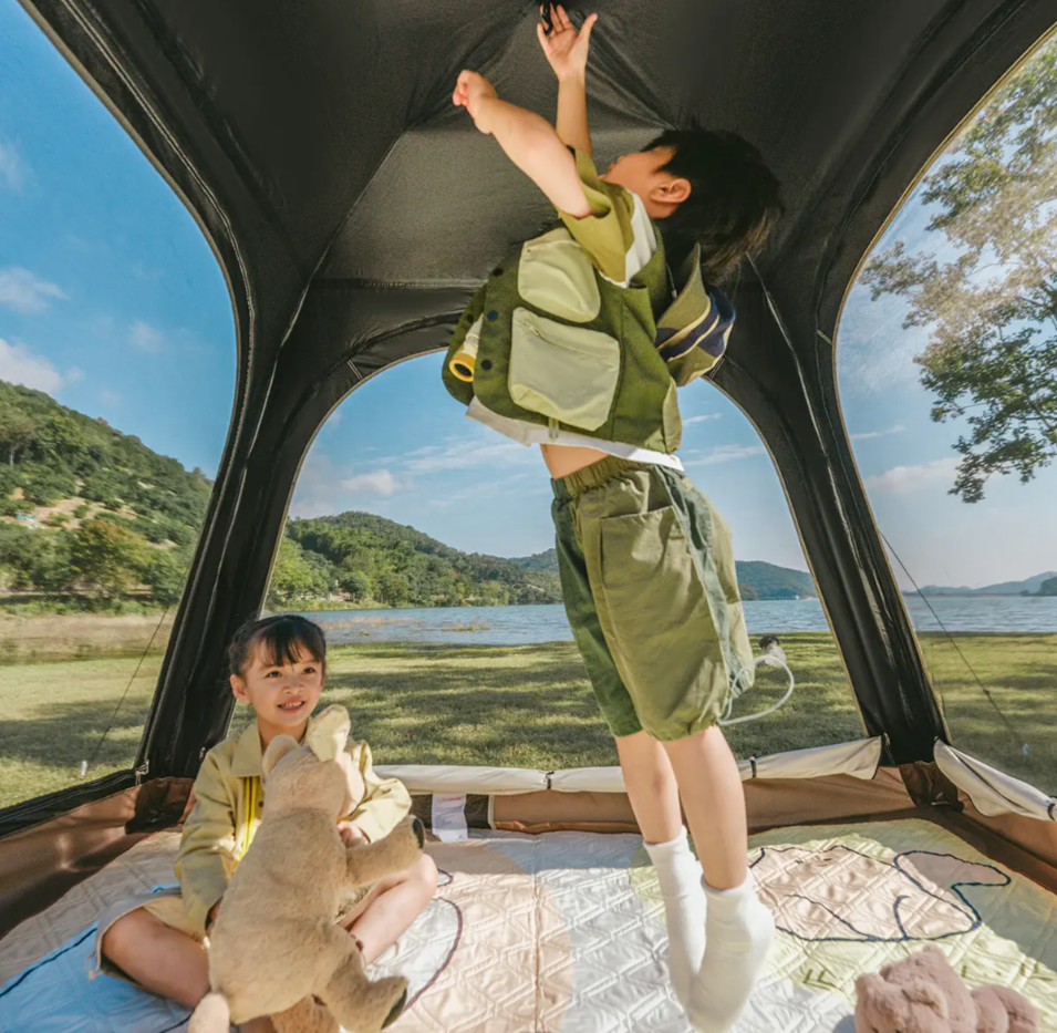 картинка Палатка Naturehike Ango 4-местная, быстросборная, коричневая