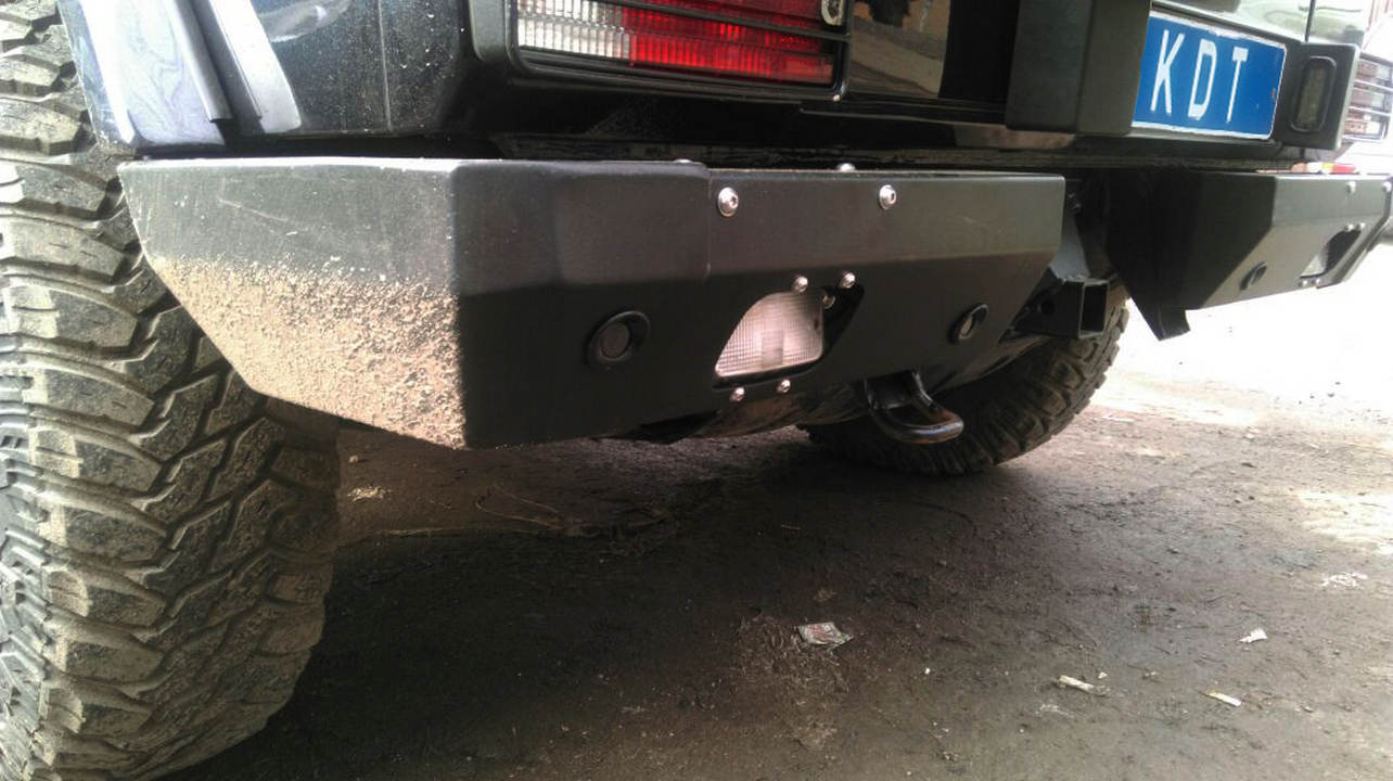картинка Бампер задний KDT без места под лебедку для Mercedes-Benz G-класс