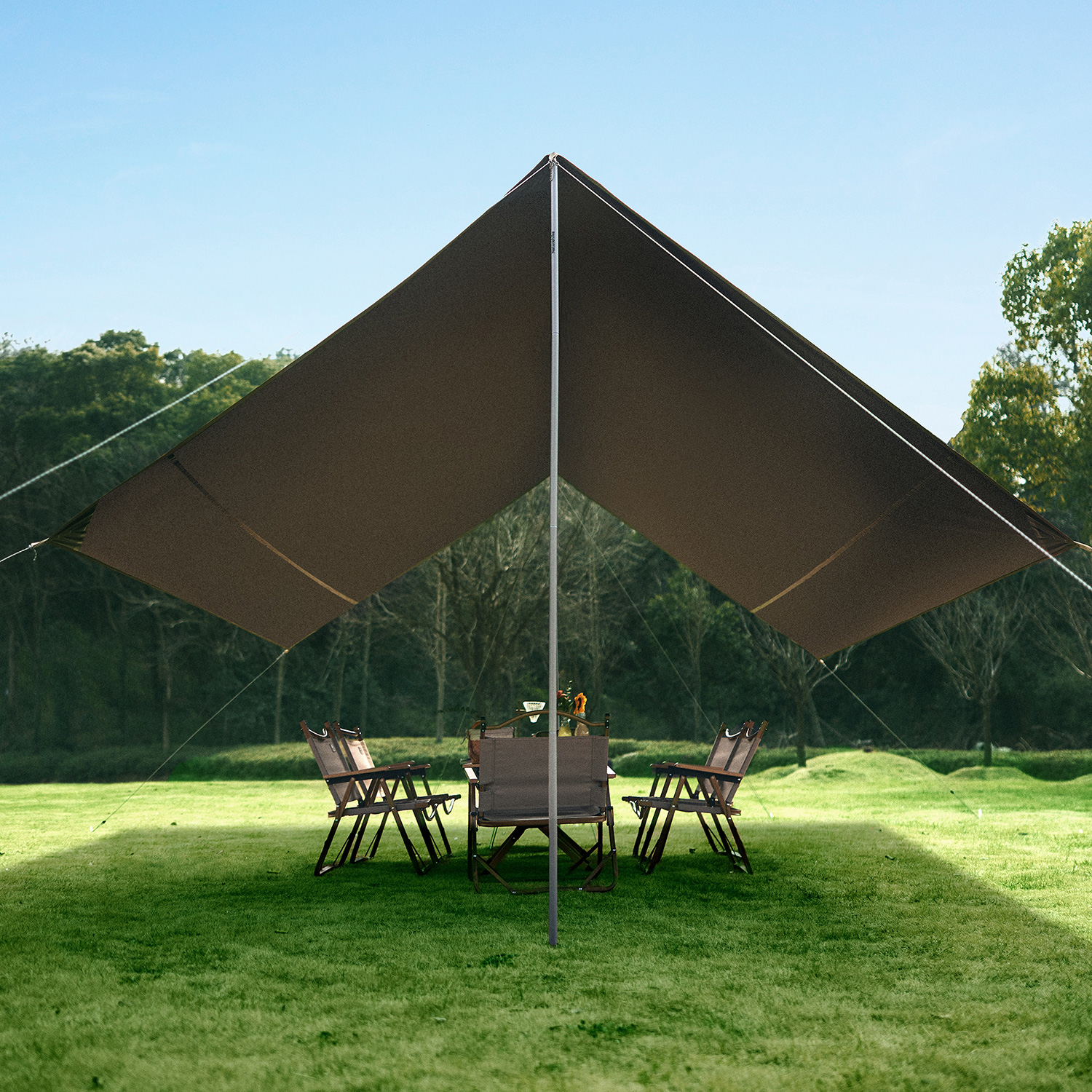 картинка Тент кемпинговый Naturehike 3,8Х5 м., янтарный