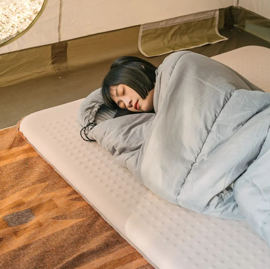 картинка Коврик самонадувающийся Naturehike двойной 200х132х6 см,  Олива