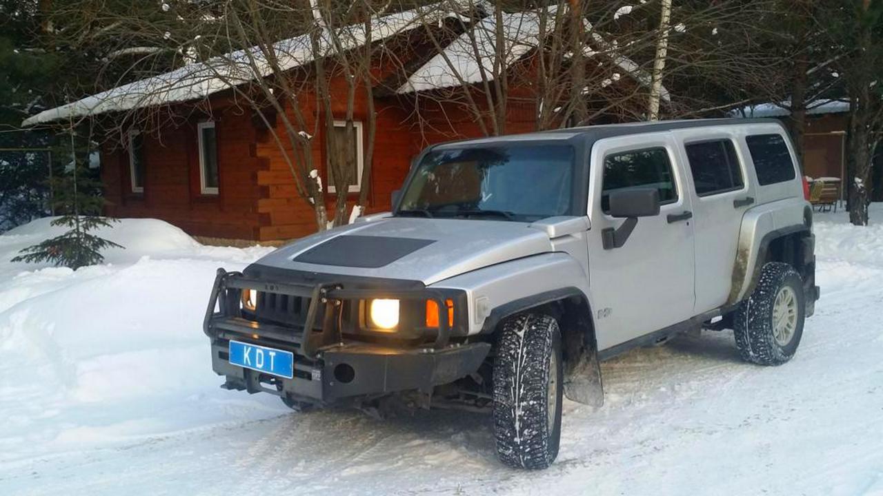 картинка Передний силовой бампер со съемным кенгурином - HUMMER H3