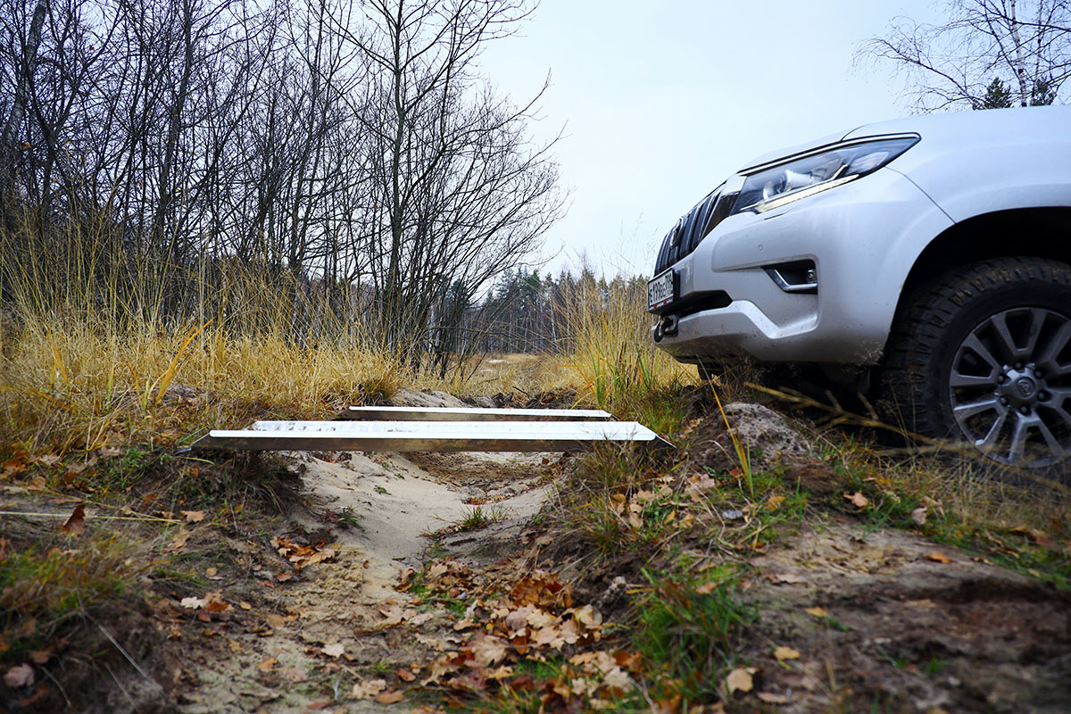 картинка Сенд-траки (аппарели) РИФ 148x48 см алюминиевые усиленные (2 шт.)