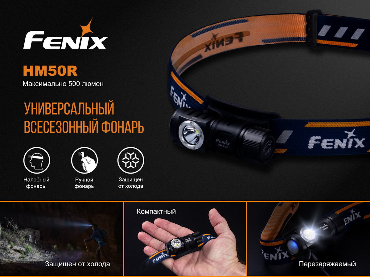 картинка Налобный фонарь Fenix HM50R