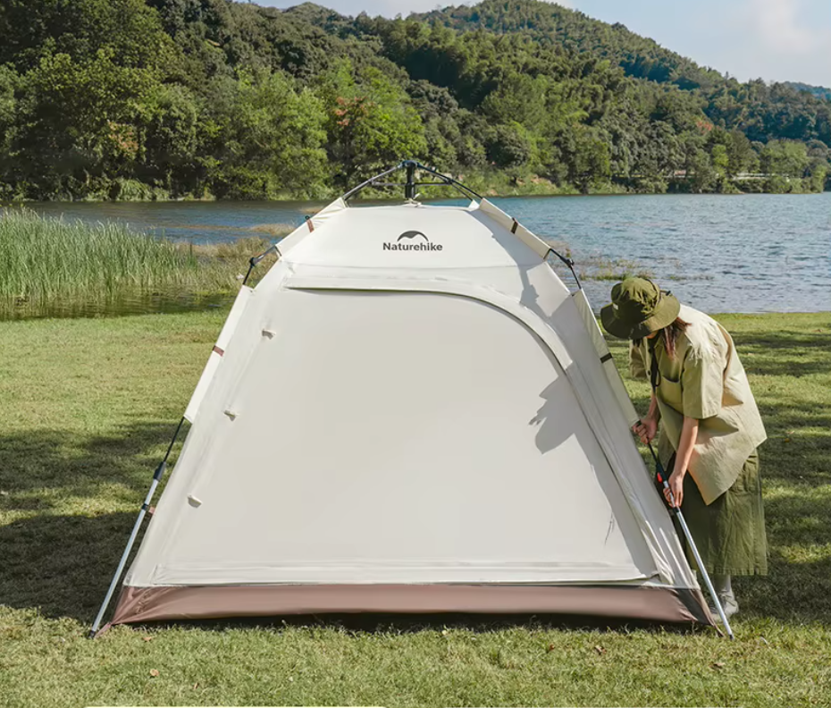 картинка Палатка Naturehike Ango 4-местная, быстросборная, коричневая