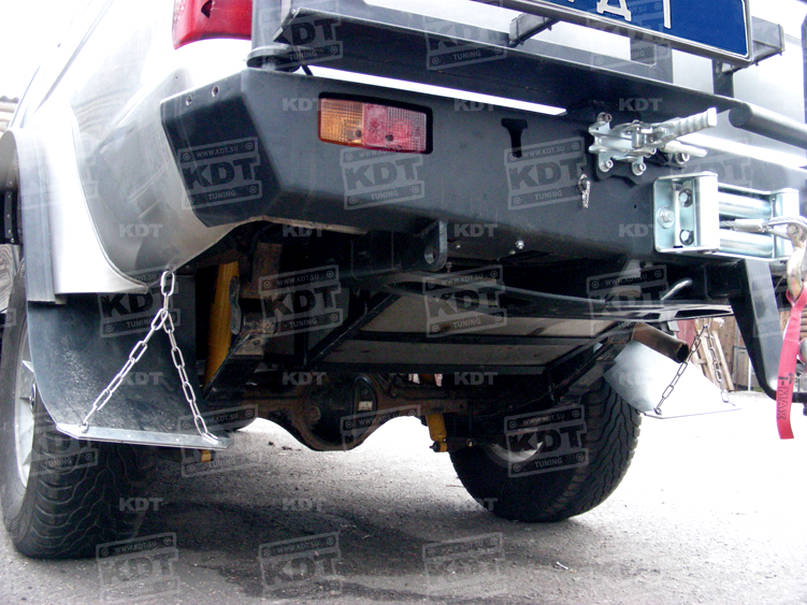 картинка Бак топливный KDT 120л дополнительный на все пикапы нержавейка