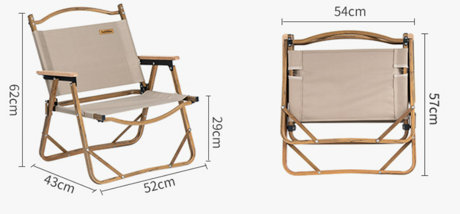 картинка Кресло туристическое Naturehike MW02, складное, черное, до 120 кг