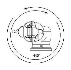 картинка Прожектор стационарный галогеновый с беспроводным пультом управления, белый