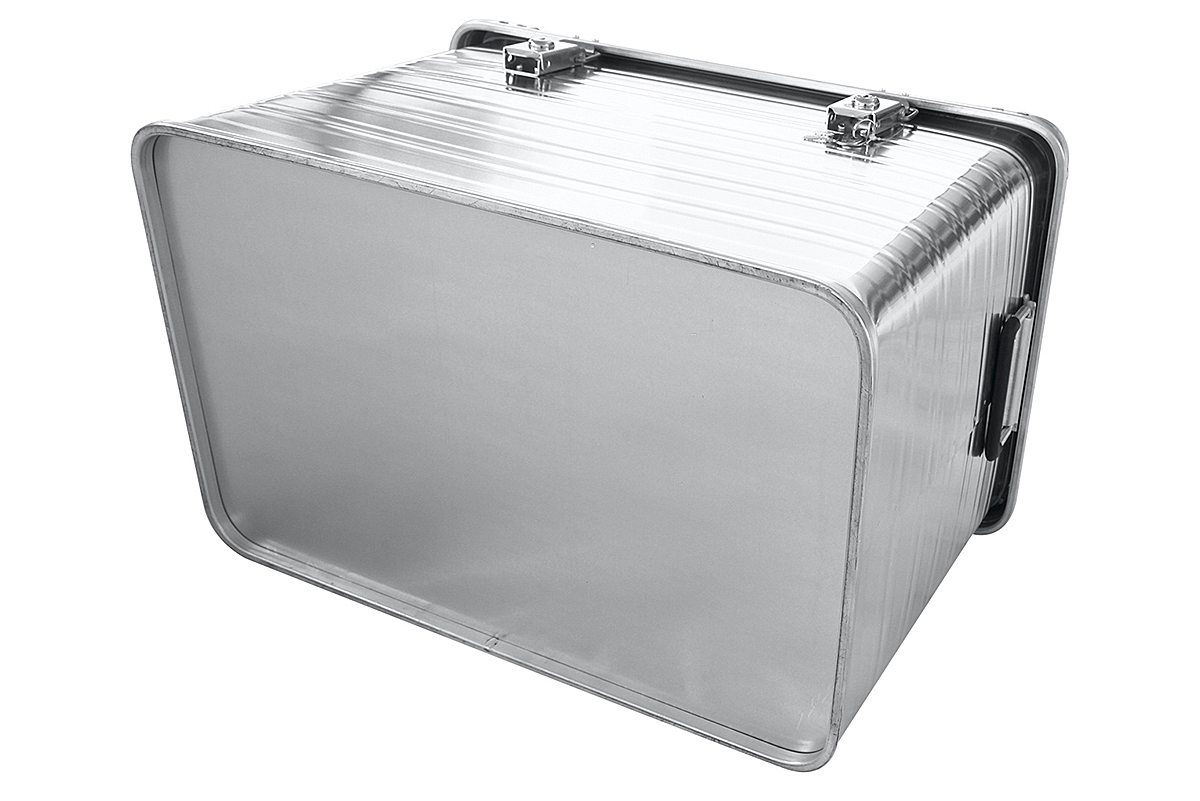 картинка Ящик алюминиевый РИФ усиленный с замком 592х388х409