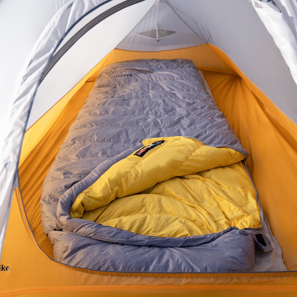 Спальный мешок Naturehike Cicada Wing CW700 CNK2450WS048 утиный пух серый L