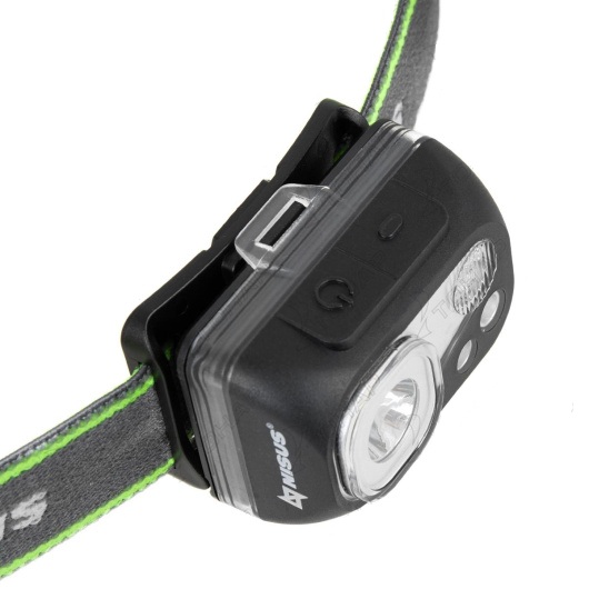 картинка Фонарь налобный NISUS водонепроницаемый 300LM, IPX7, USB