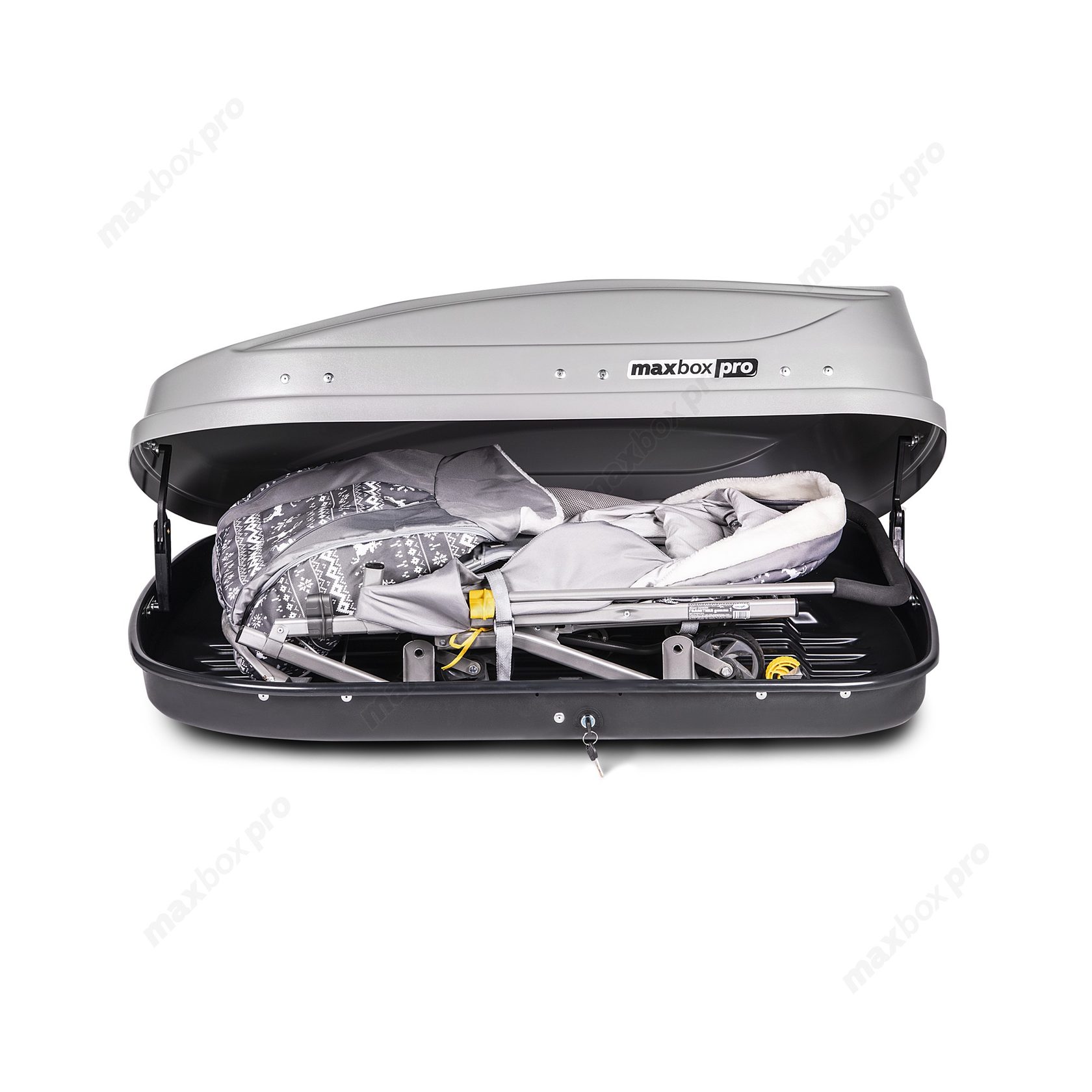 Автобокс MaxBox PRO 400 (малый) серый