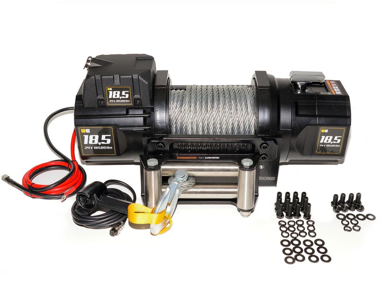 картинка Лебедка эвакуаторная Winching ETALON 18500 лебедка 24В