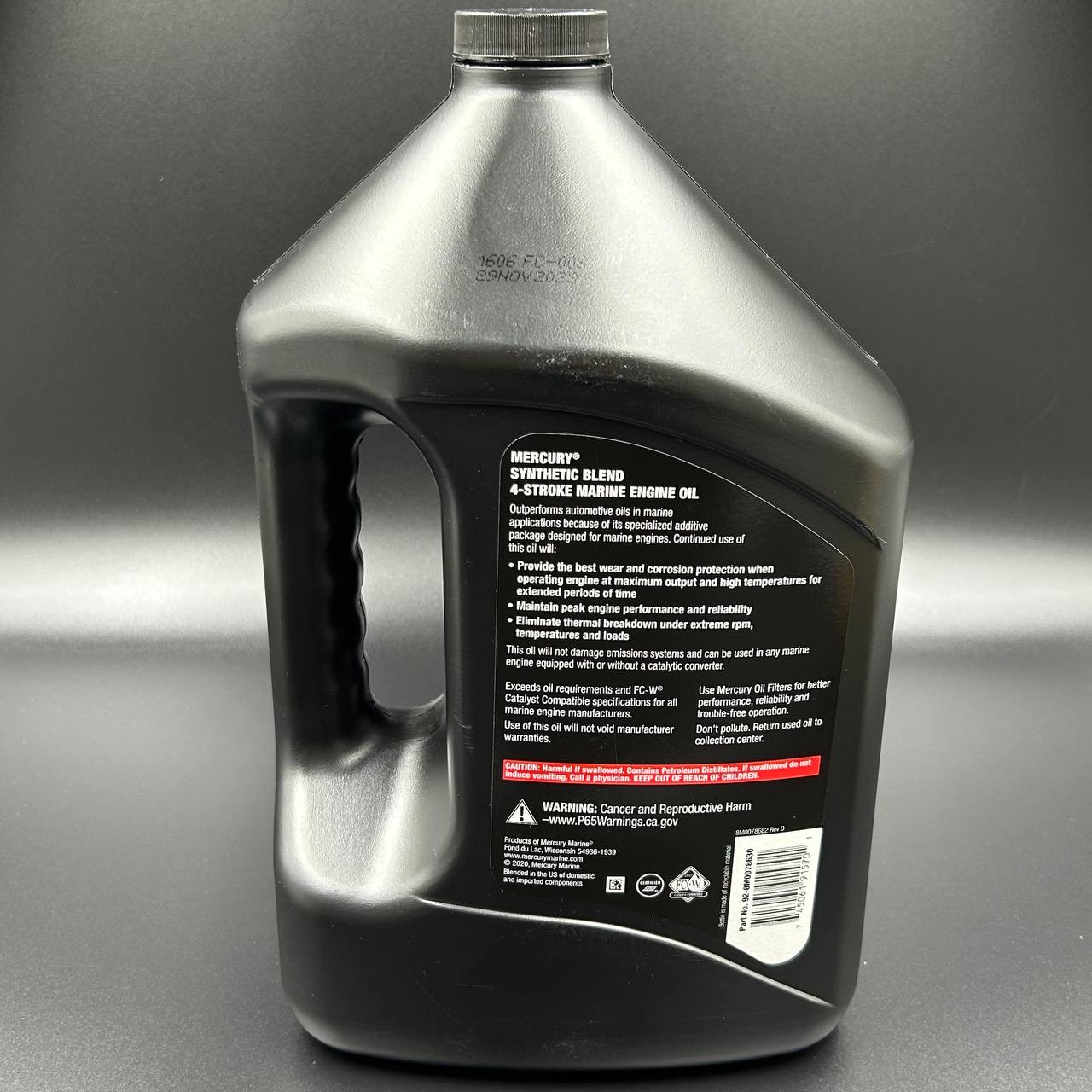 картинка Масло 4-х такт. 25W40 SYNTHETIC BLEND, MERCURY, 3,78 л