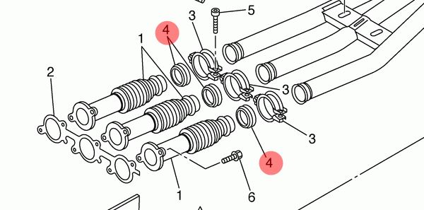 картинка Прокладка выхлопа
