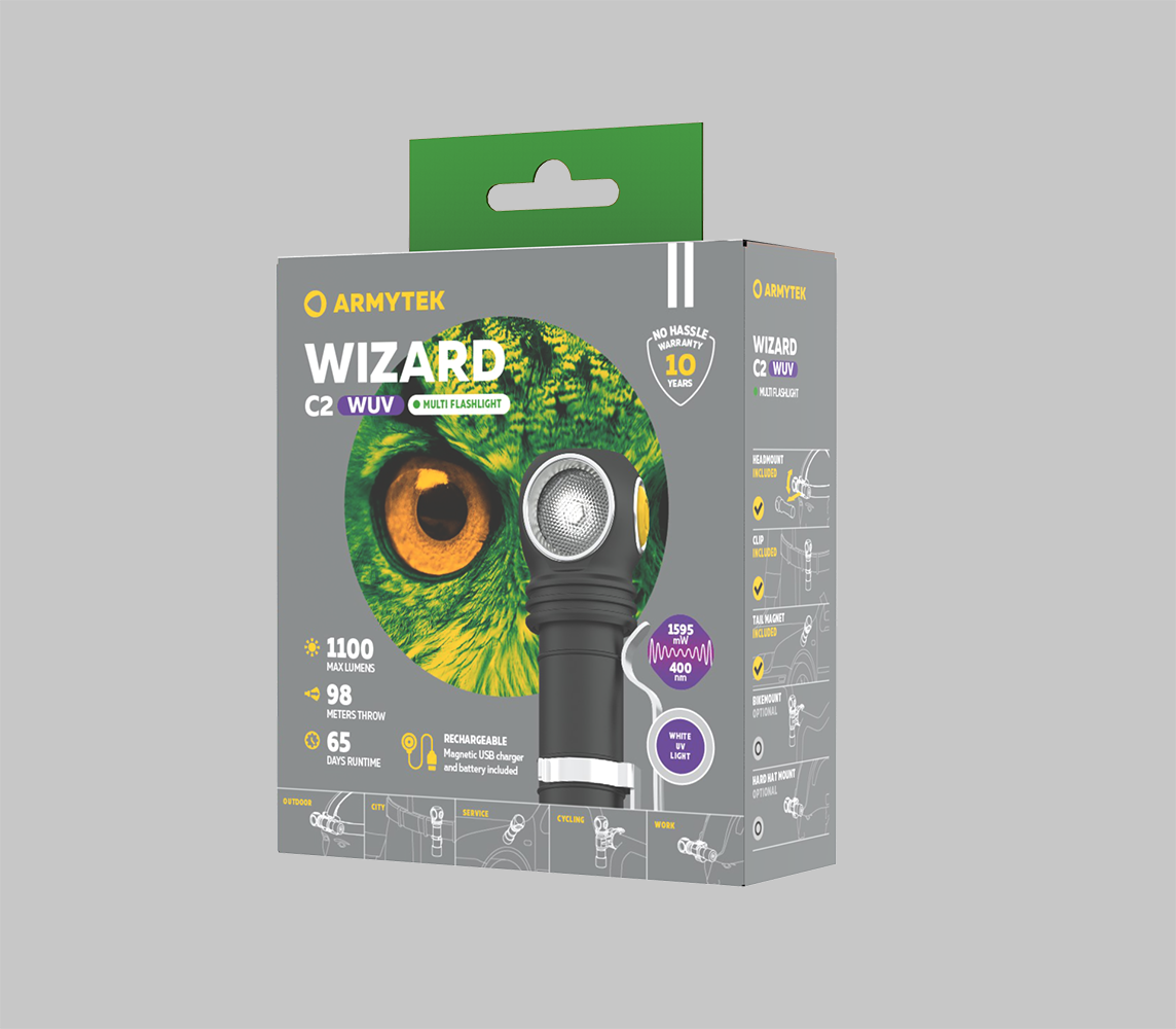 картинка Фонарь Armytek Wizard C2 WUV 