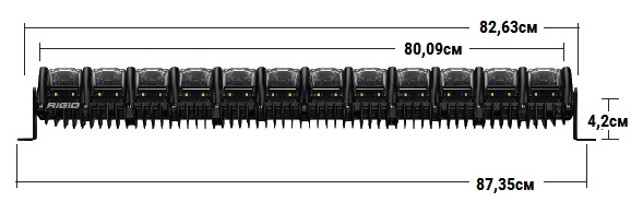 БАЛКА 30” RIGID ADAPT – Адаптивный свет (84 светодиодов)