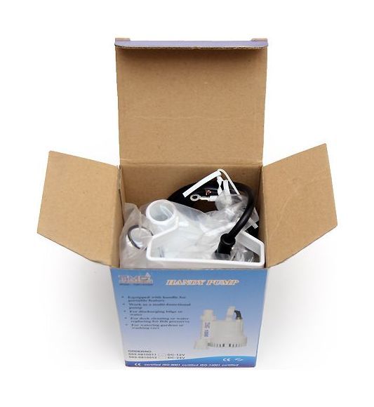 картинка Помпа осушительная, 12 В, 1000GPH (3785 л/ч)