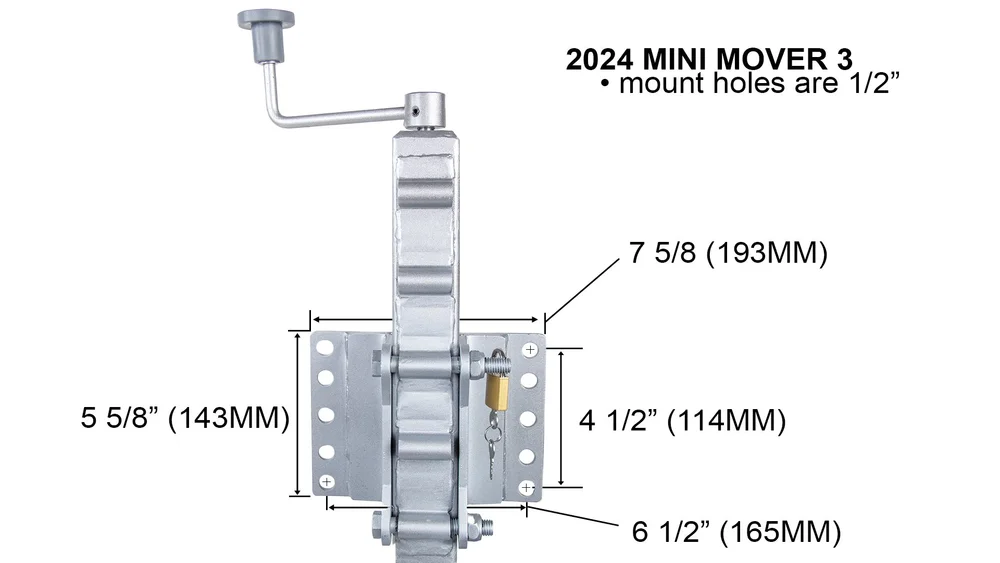 картинка Мувер для прицепа MiniMover 3 NovaWinch подкатное колесо 12В