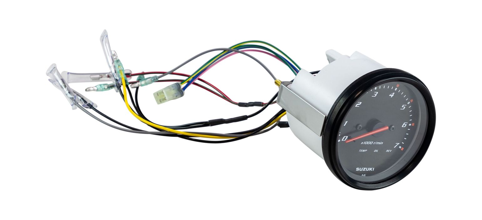 картинка Тахометр 4", 7000 об/мин, Suzuki DF25A-250, черный