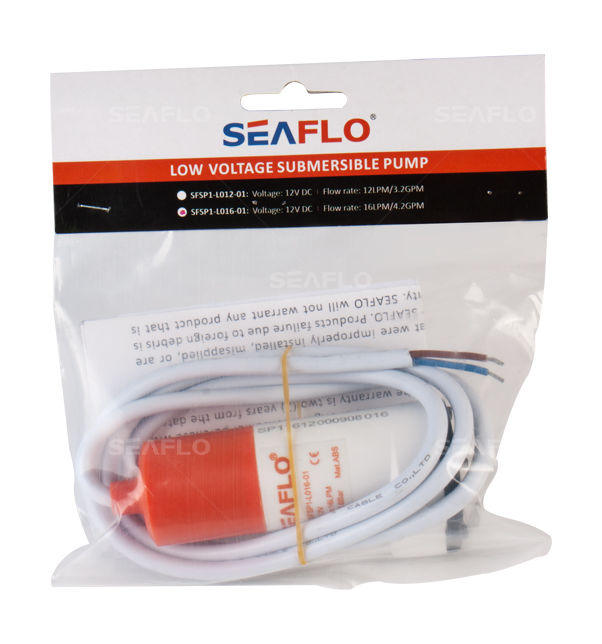 картинка Помпа водоподающая для умывальника, 12 В, 12LPM (12 л/мин), SeaFlo