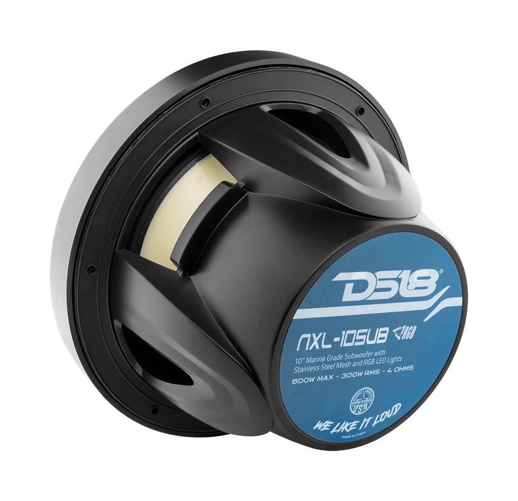 картинка Морской сабвуфер RGB 10" NXL-10SUB/BK, DS18