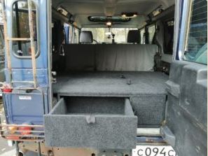 Органайзер "Тайга2" для Land Rover DEFENDR 110 Серый