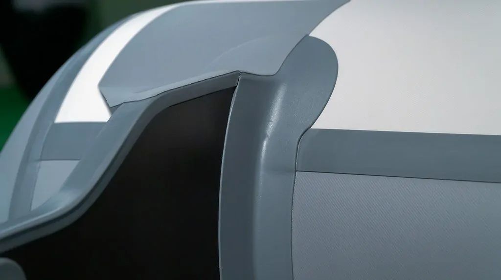 картинка Надувная лодка ПВХ, RiverBoats RB 350 НДНД, серо-оранжевый