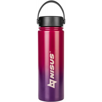 картинка Термобутылка NISUS 530ML три крышки (фиолетовый/красный)