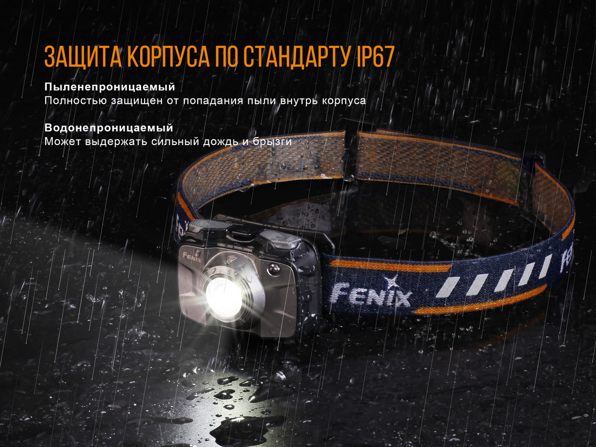 картинка Налобный фонарь Fenix HL30 (2018) Cree XP-G3 серый