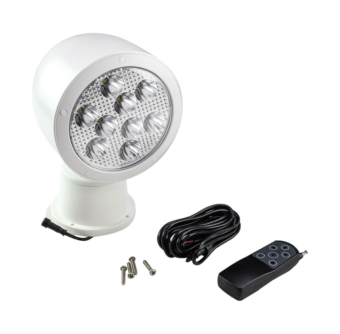 картинка Прожектор светодиодный с дистанционным управлением, белый корпус