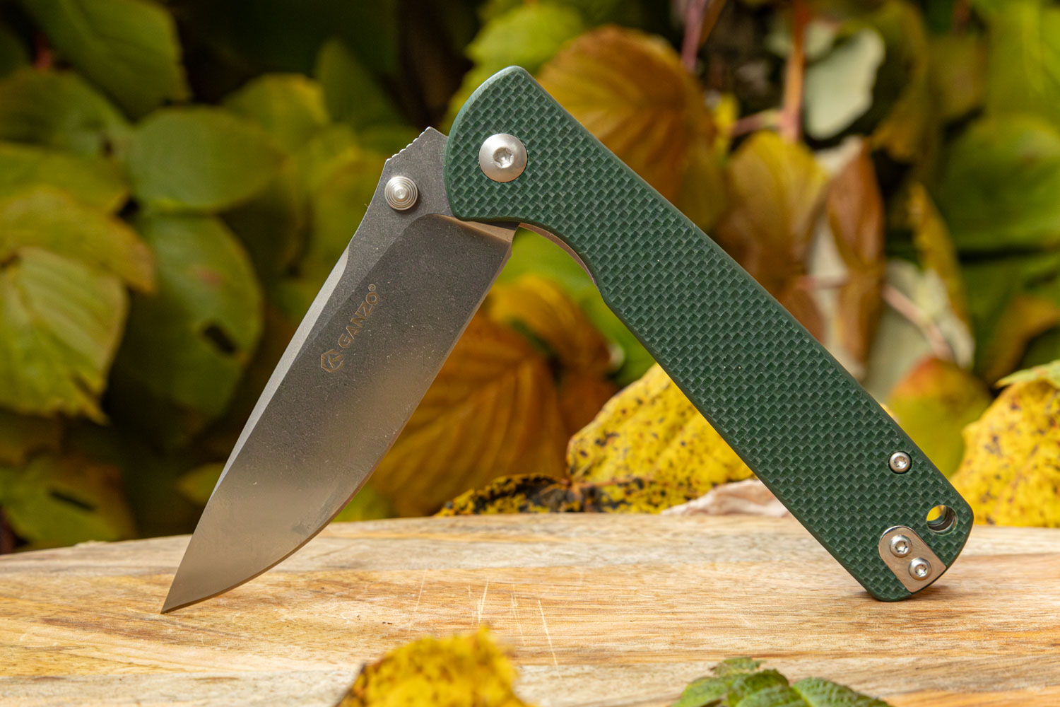 картинка Нож  складной Ganzo G6805-GB сталь 8CR14, Green