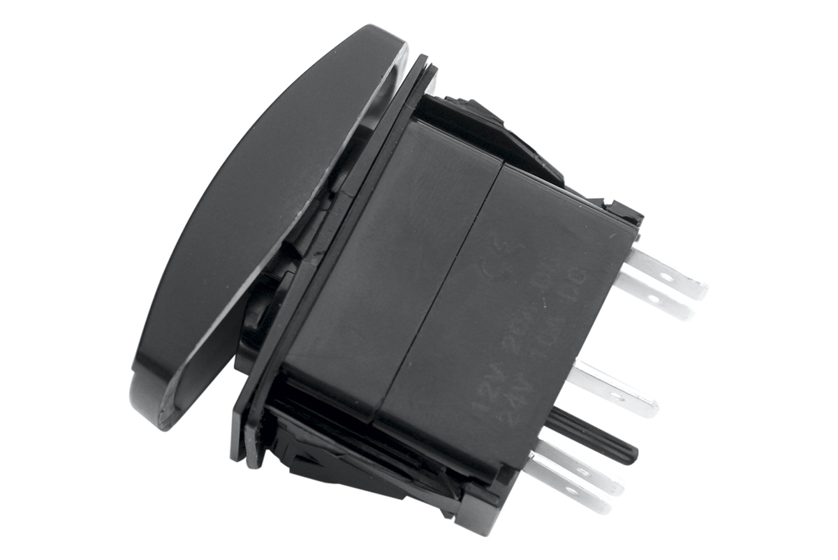 картинка Кнопка РИФ ВКЛ/ВЫКЛ, белый, ДВОЙНОЙ LED СВЕТ