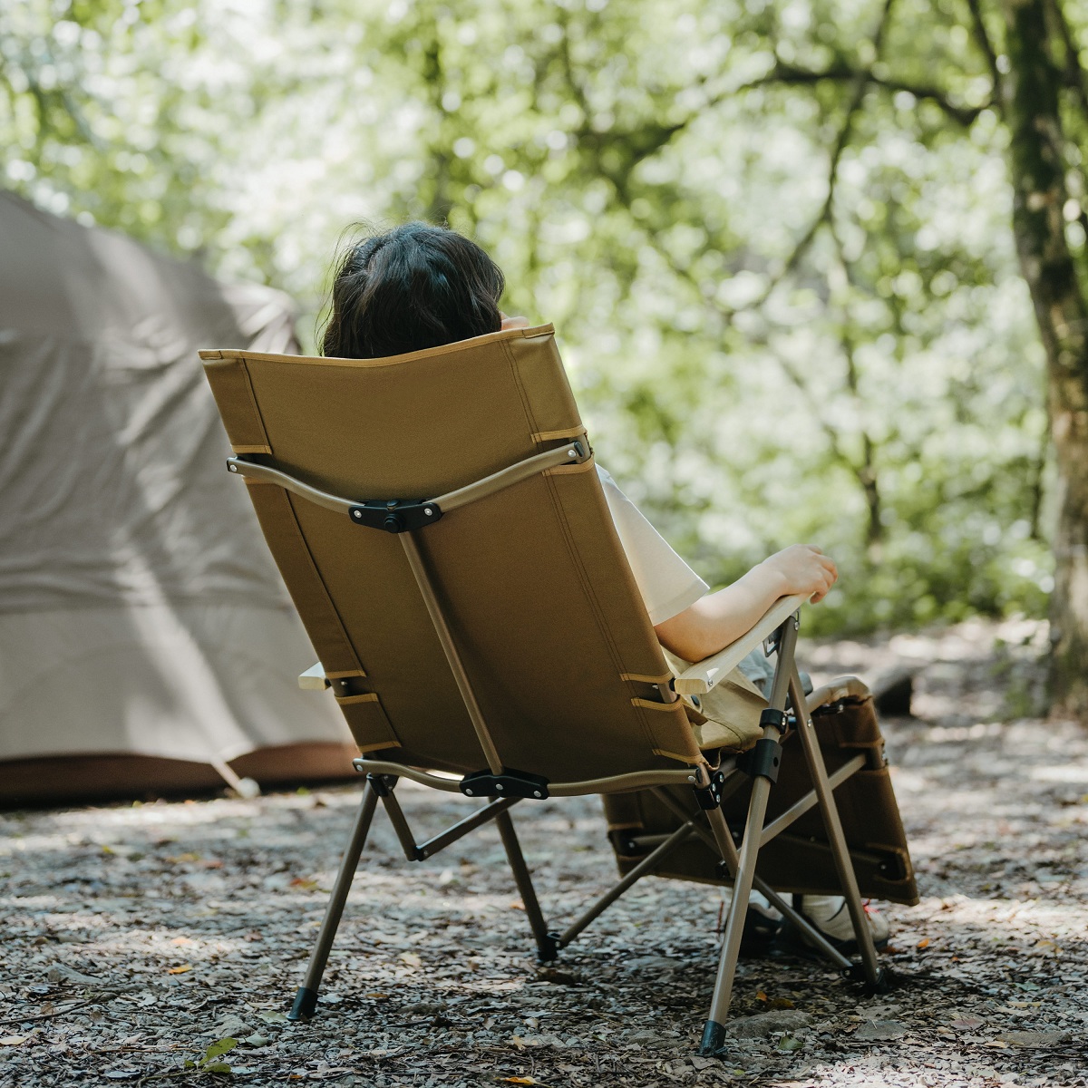 картинка Кресло туристическое Naturehike Nightfall T08 складное, до 110 кг, коричневое