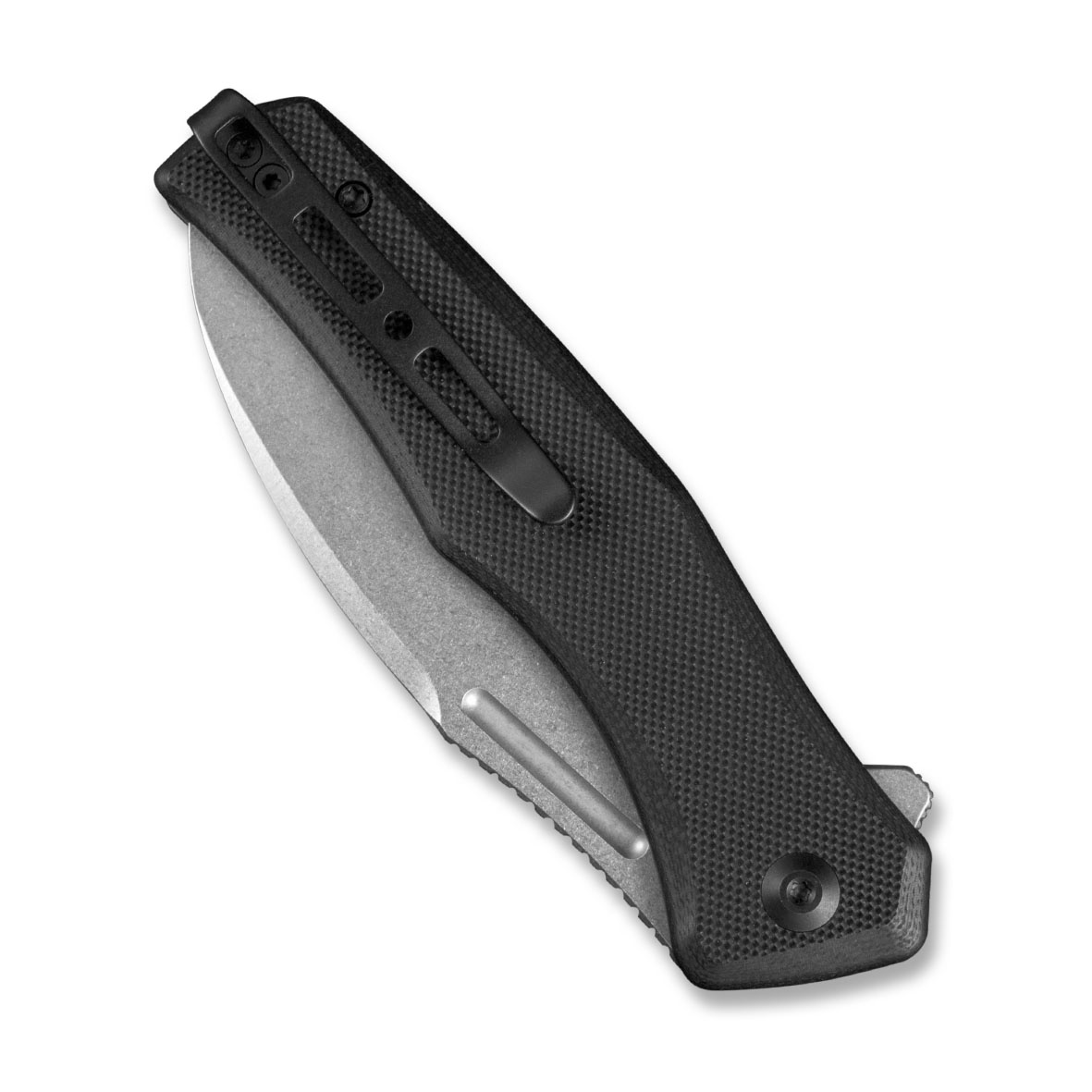 картинка Складной нож SENCUT Watauga D2 Steel Stonewashed Handle G10 Black