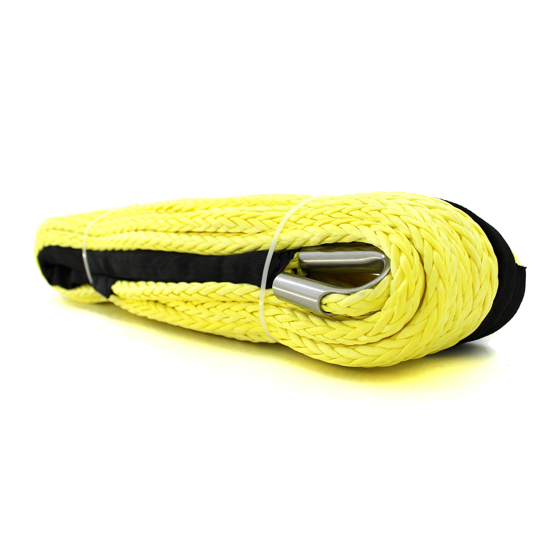 картинка Трос для лебедки TR синтетика 12мм*25 метров  (желтый) 5078