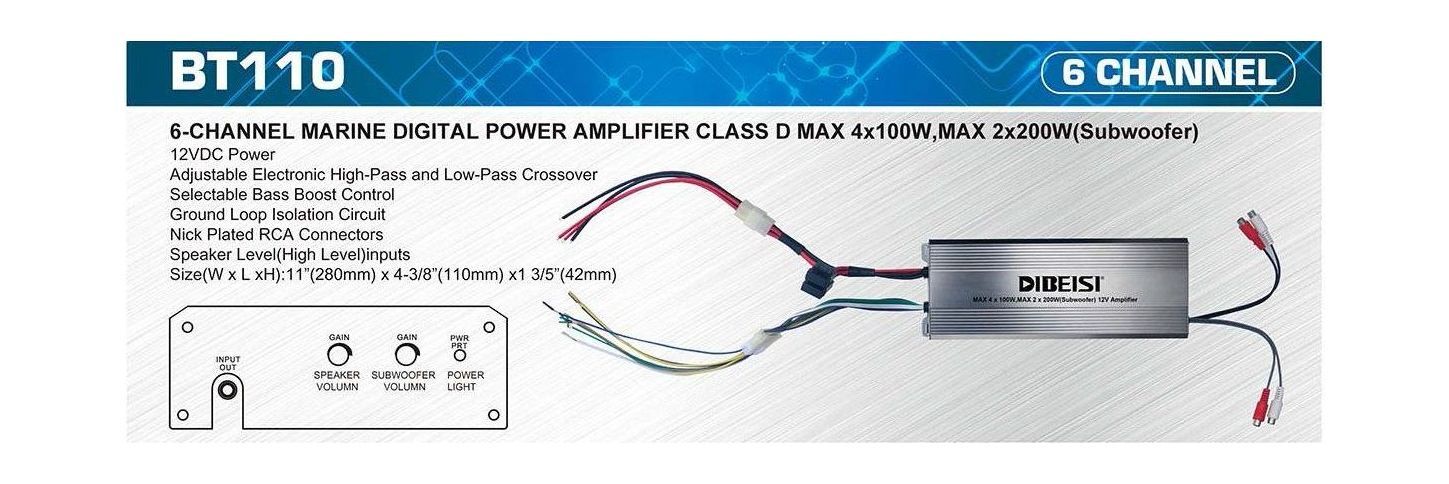 картинка 6-ти канальный морской усилитель