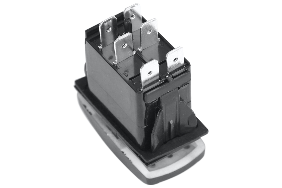 картинка Кнопка РИФ ВКЛ/ВКЛ/ВЫКЛ, красный, СВЕТ НА КРЫШЕ